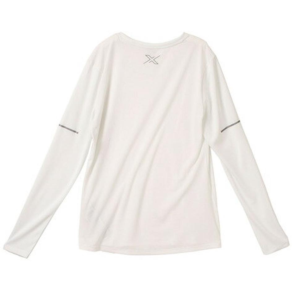 ツー・タイムズ・ユー（2XU）（レディース）ランニング ランニングウェア レディース Tシャツ 長袖 エアロ シャツ WR6564A-WHT/SRF