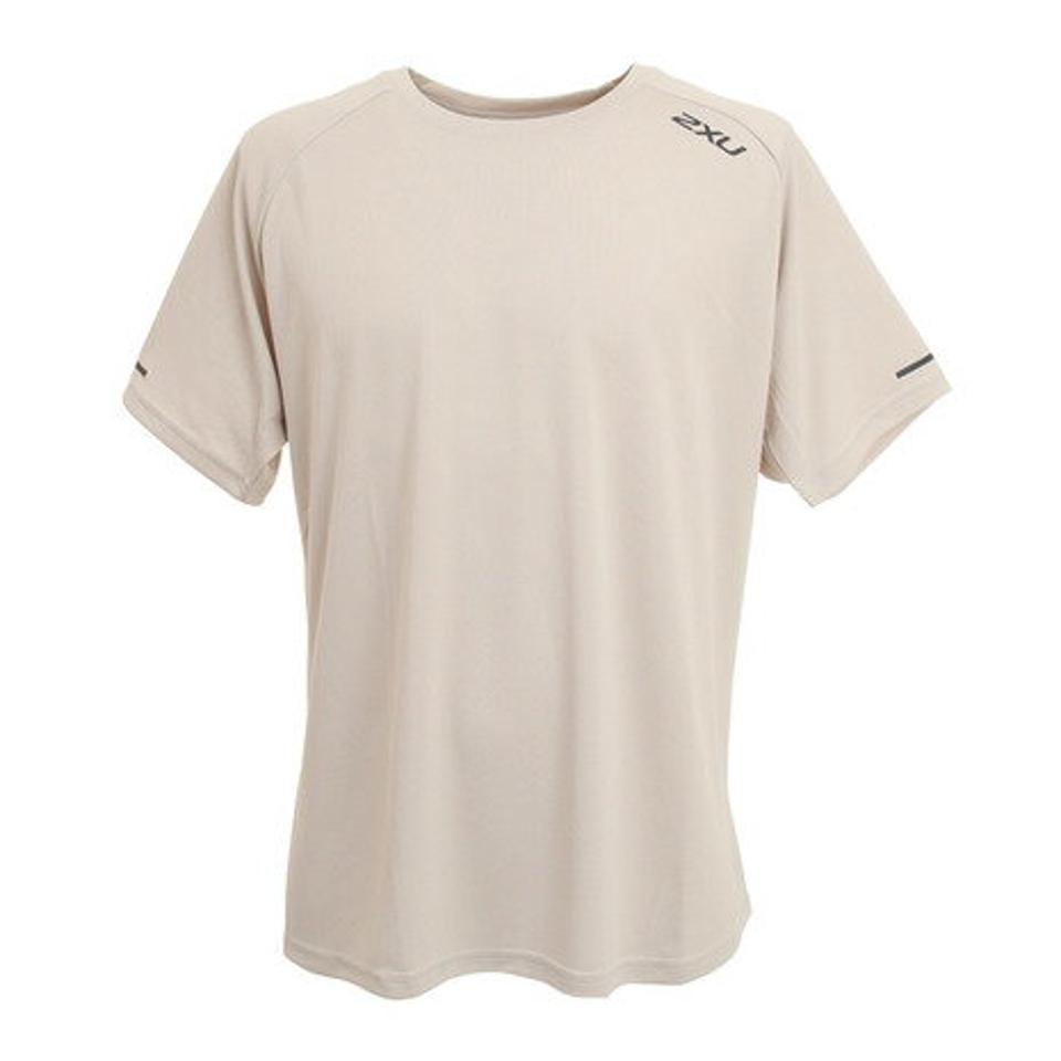 【ランニング対象品購入&エントリーでP10倍！8/19 20:00〜8/28 23:59】ツー・タイムズ・ユー（2XU） ランニング エアロ 半袖 TシャツMR6557A-OAT/BRF （メンズ）