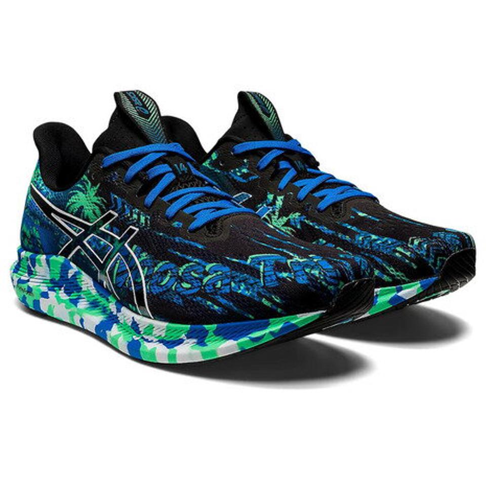 アシックス（ASICS）（メンズ）ランニングシューズ ヌーサ トライ 14 NOOSA TRI 14 黒 青 1011B368.002 スニーカー ジョギング トレーニング 軽量 厚底