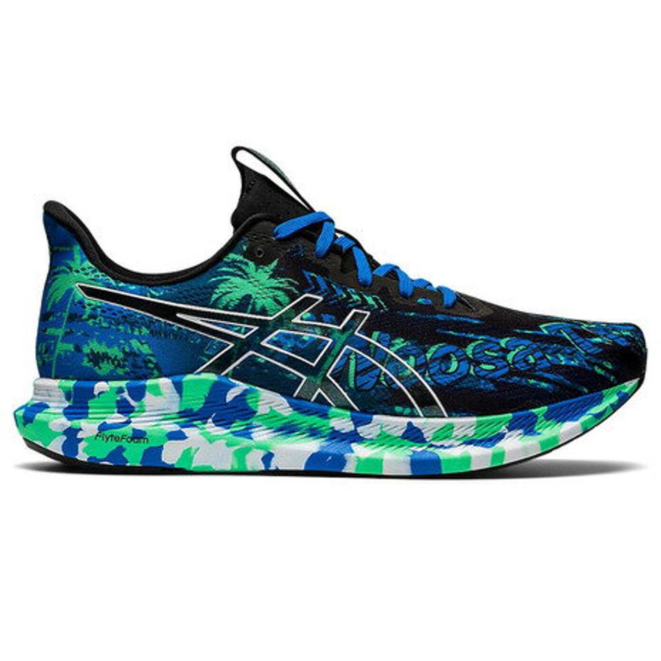 アシックス（ASICS）（メンズ）ランニングシューズ ヌーサ トライ 14 NOOSA TRI 14 黒 青 1011B368.002 スニーカー ジョギング トレーニング 軽量 厚底
