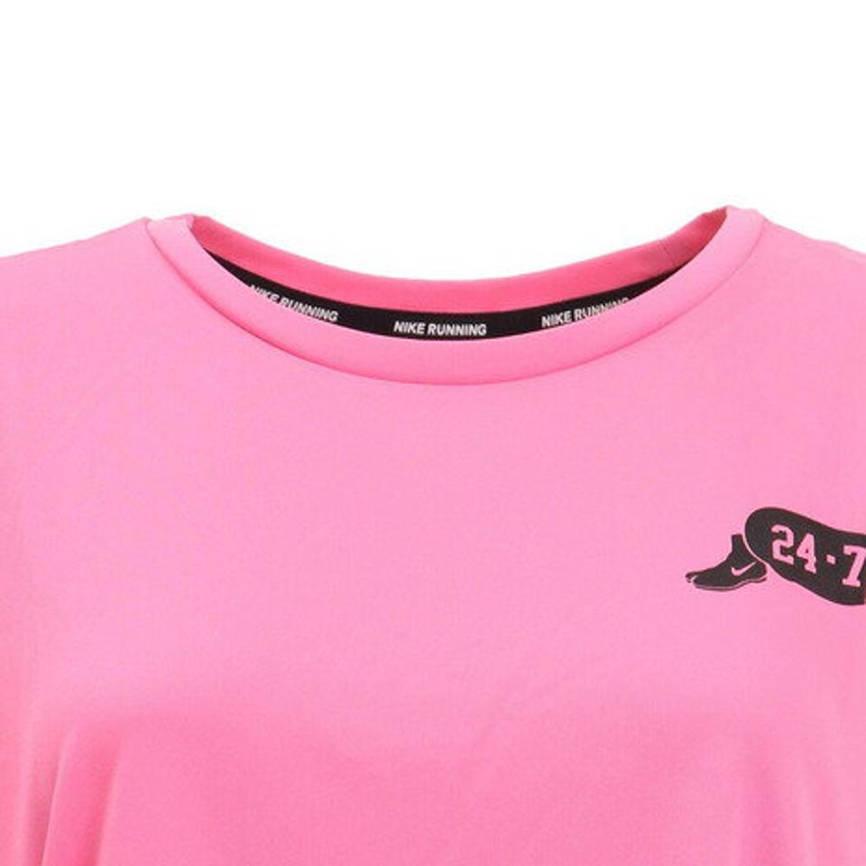 【ランニング対象品購入&エントリーでP10倍！8/19 20:00〜8/28 23:59】ナイキ（NIKE） マイラー トップ 半袖Tシャツ DA1488-600 （レディース）