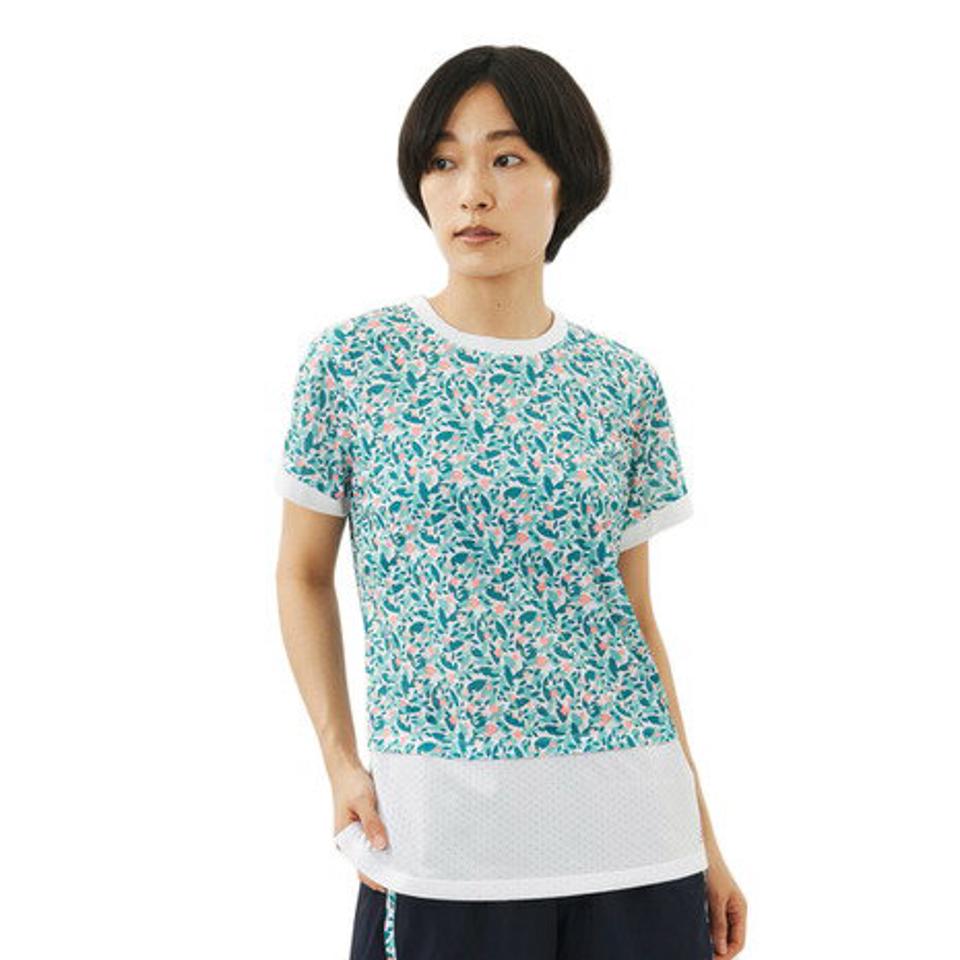 【2点10%OFFクーポン対象！8/10まで】ニューバランス（new balance）（レディース）ランニング ランニングウェア レディース SAKURA グラフィック 半袖 Tシャツ AWT1102YSUJ ナイトラン