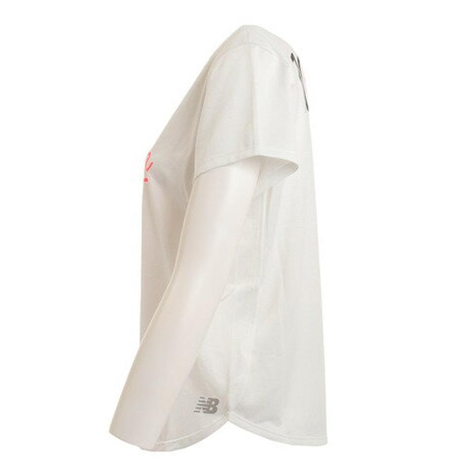 【20％OFFクーポン対象！6/11まで】ニューバランス（new balance）（レディース）半袖 Tシャツ レディース 名古屋ウィメンズマラソン AWT1123YWT ドライ