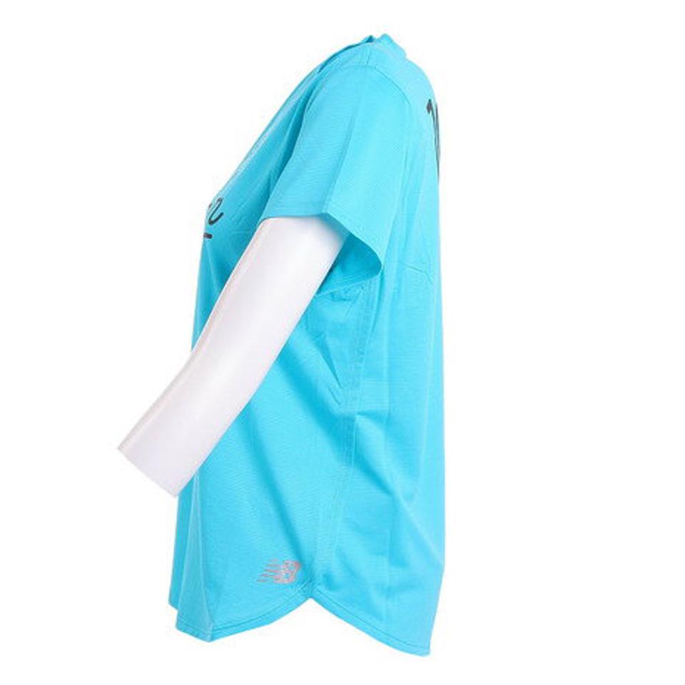 【20％OFFクーポン対象！6/11まで】ニューバランス（new balance）（レディース）半袖 Tシャツ レディース 名古屋ウィメンズマラソン AWT1123YVLS ドライ