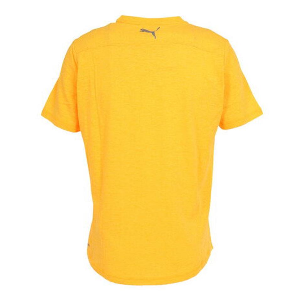 プーマ(PUMA)(メンズ)ランニング ロゴ 半袖 Tシャツ 522930 38 YEL