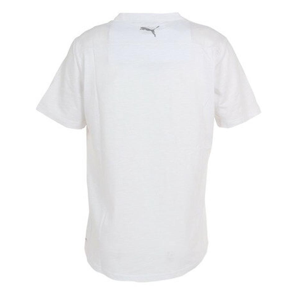 プーマ（PUMA）（メンズ）ランニング ロゴ 半袖 Tシャツ 522930 02 WHT