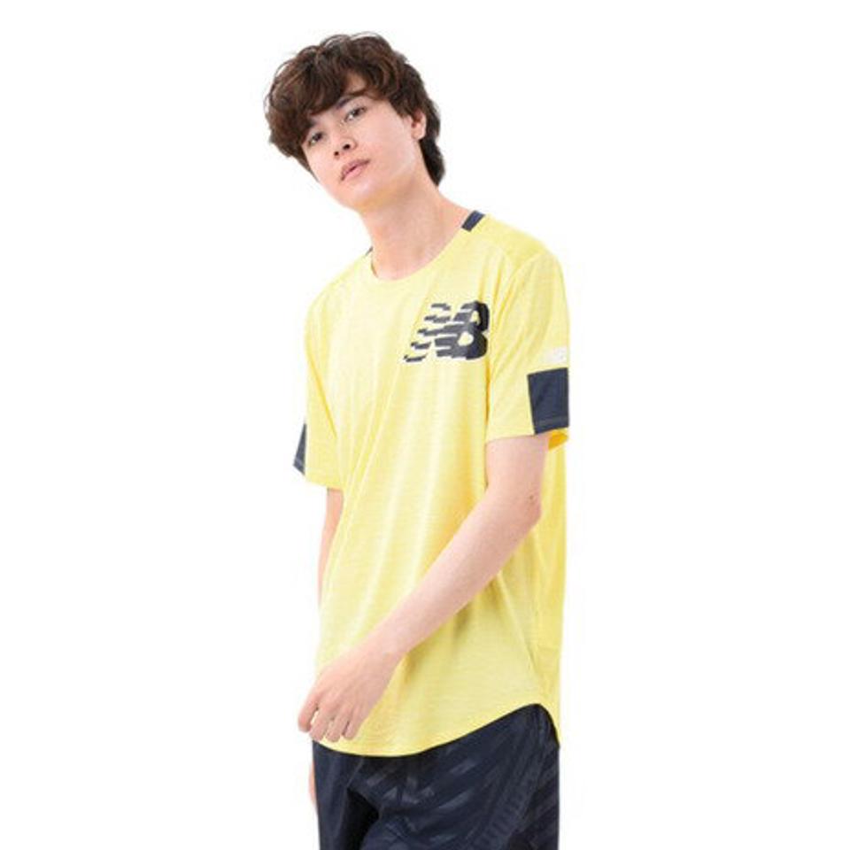 【ランニング対象品購入&エントリーでP10倍！8/19 20:00〜8/28 23:59】ニューバランス（new balance） ランニング 半袖 Tシャツ AMT11241FLH （メンズ）