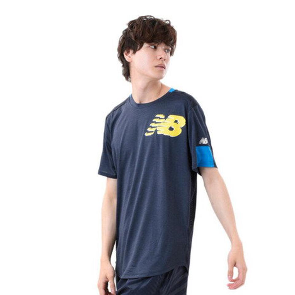 【20％OFFクーポン対象！6/11まで】ニューバランス（new balance）（メンズ）ランニング 半袖 Tシャツ AMT11241BYU