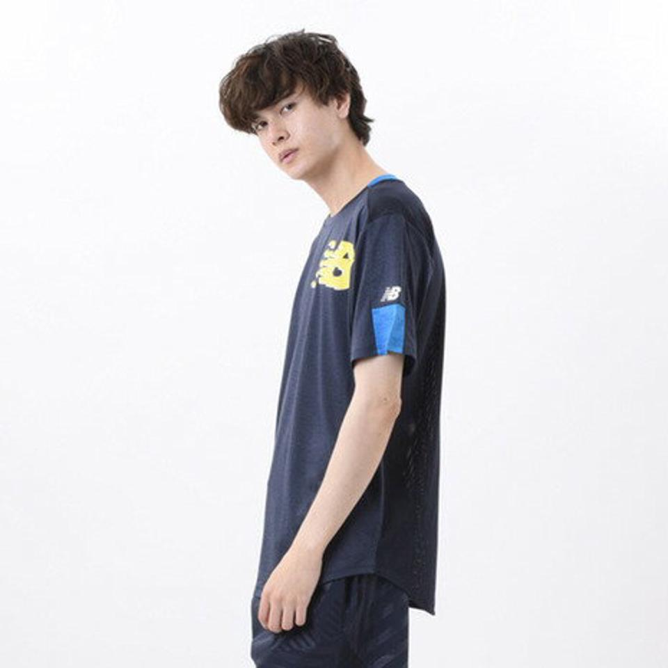 【20％OFFクーポン対象！6/11まで】ニューバランス（new balance）（メンズ）ランニング 半袖 Tシャツ AMT11241BYU