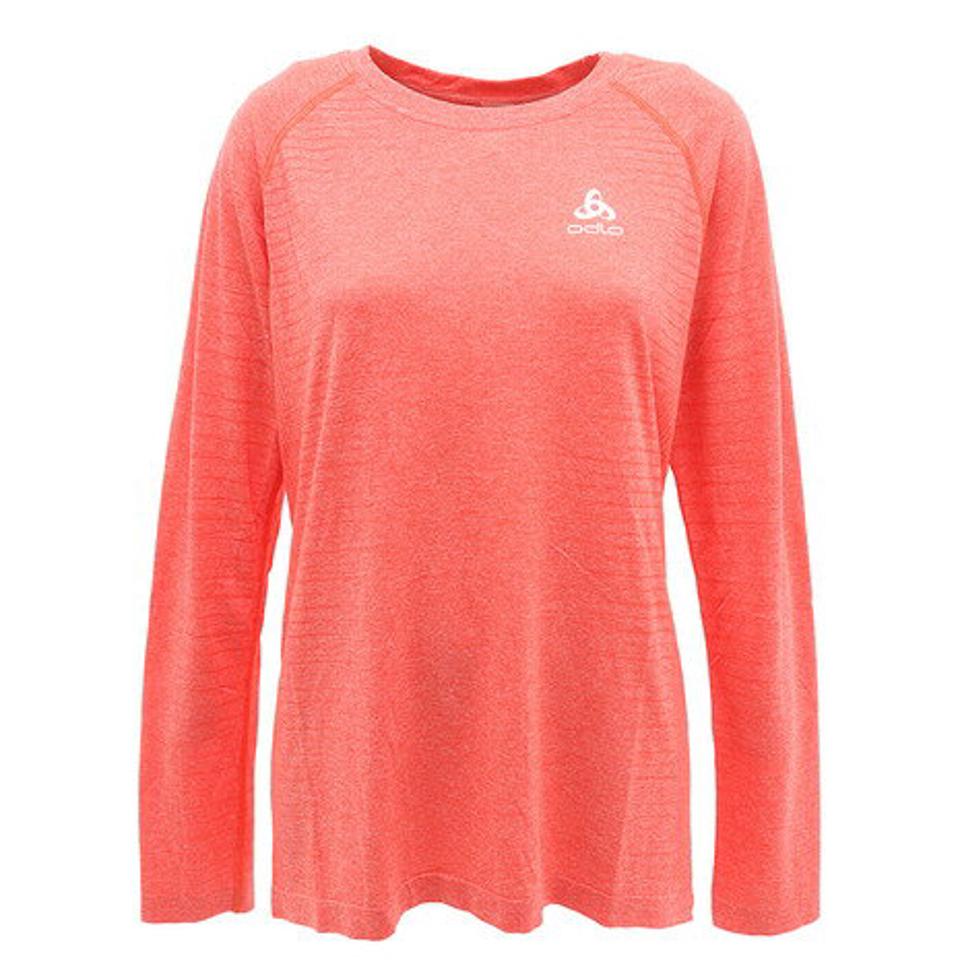 オドロ（ODLO）（レディース）ランニング ランニングウェア レディース Tシャツ 長袖 SEAML ELEMENT クルーネック シャツ 312631-30340