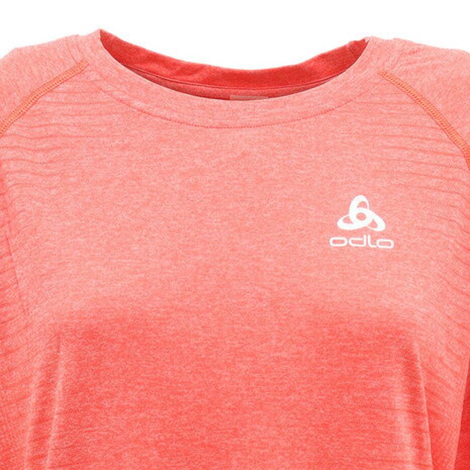 オドロ（ODLO）（レディース）ランニング ランニングウェア レディース Tシャツ 長袖 SEAML ELEMENT クルーネック シャツ 312631-30340