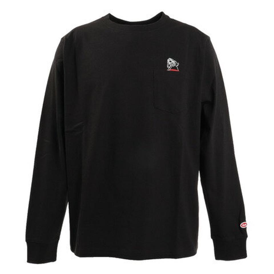 スライド（SLYDE）（メンズ）Tシャツ メンズ 長袖 TAKEUCHI ATSUSHI GO SKATE sl2021ss001-a-BLK