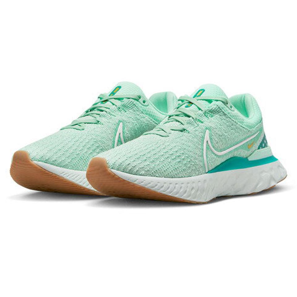 【ランニング対象品購入&エントリーでP10倍！8/19 20:00〜8/28 23:59】ナイキ（NIKE） リアクト インフィニティ ラン フライニット 3 ミント グリーン DD3024-301 ランニングシューズ ジョギング スニーカー スポーツ （レディース）
