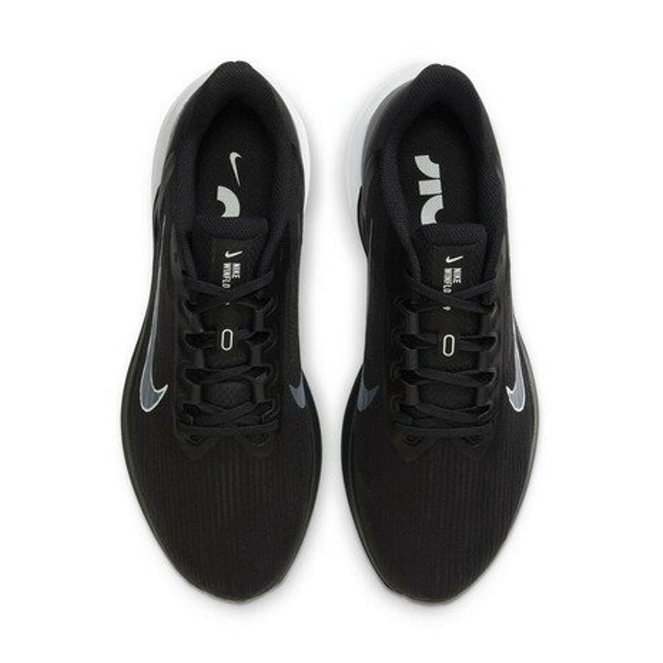 ナイキ（NIKE）（メンズ）エア ウィンフロー 9 ブラック ホワイト 黒 白 DD6203-001 ランニングシューズ 運動靴 スポーツ スニーカー ジョギング トレーニング