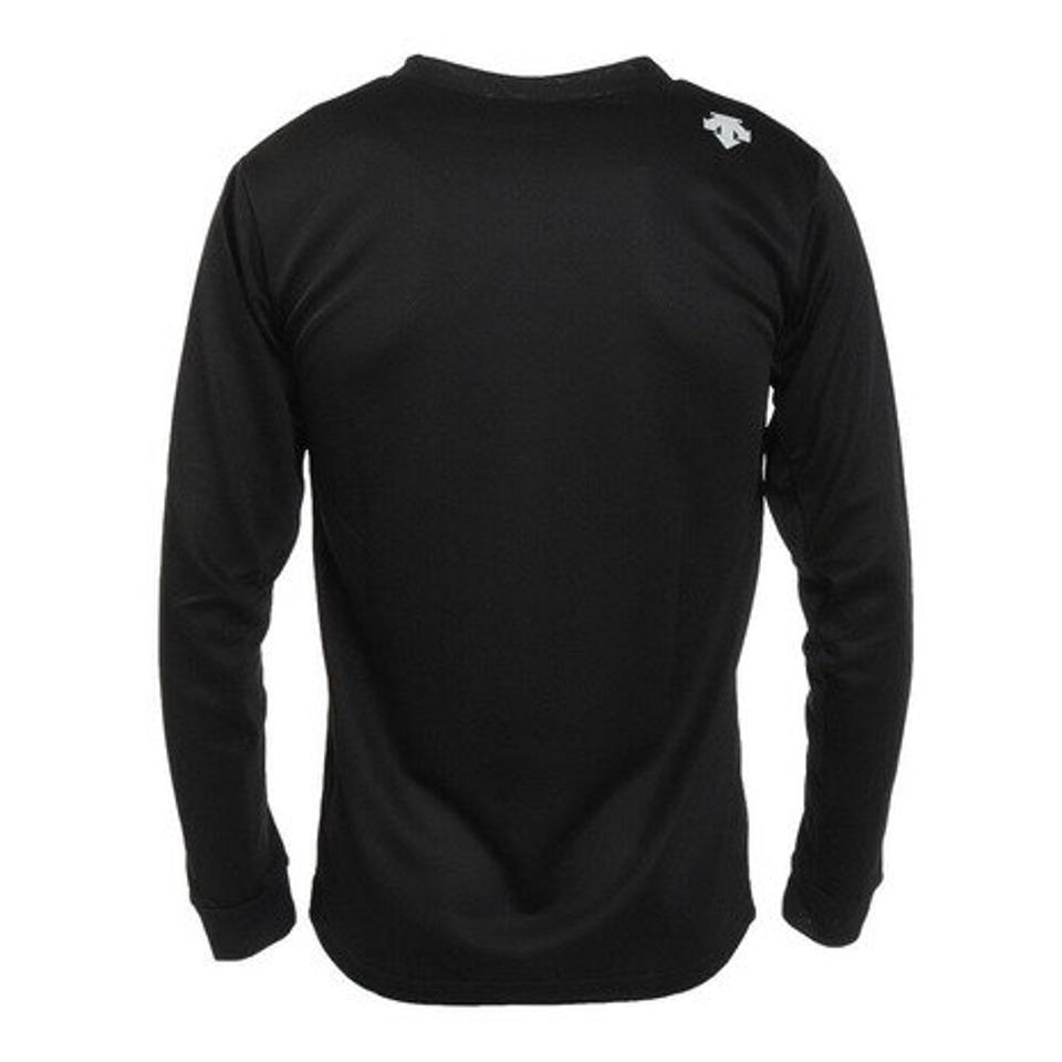 【ランニング対象品購入&エントリーでP10倍！8/19 20:00〜8/28 23:59】デサント（DESCENTE） ランニング ランニングウェア メンズ Tシャツ 長袖 グラフィック DRMSJB52 BK （メンズ）