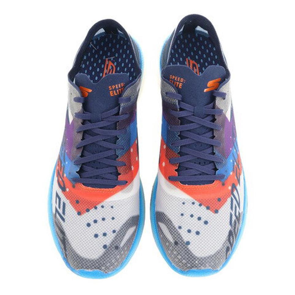 スケッチャーズ（SKECHERS）（メンズ）ランニングシューズ トレーニングシューズ 部活 GORUN SPEED ELITE 55221-WMLT