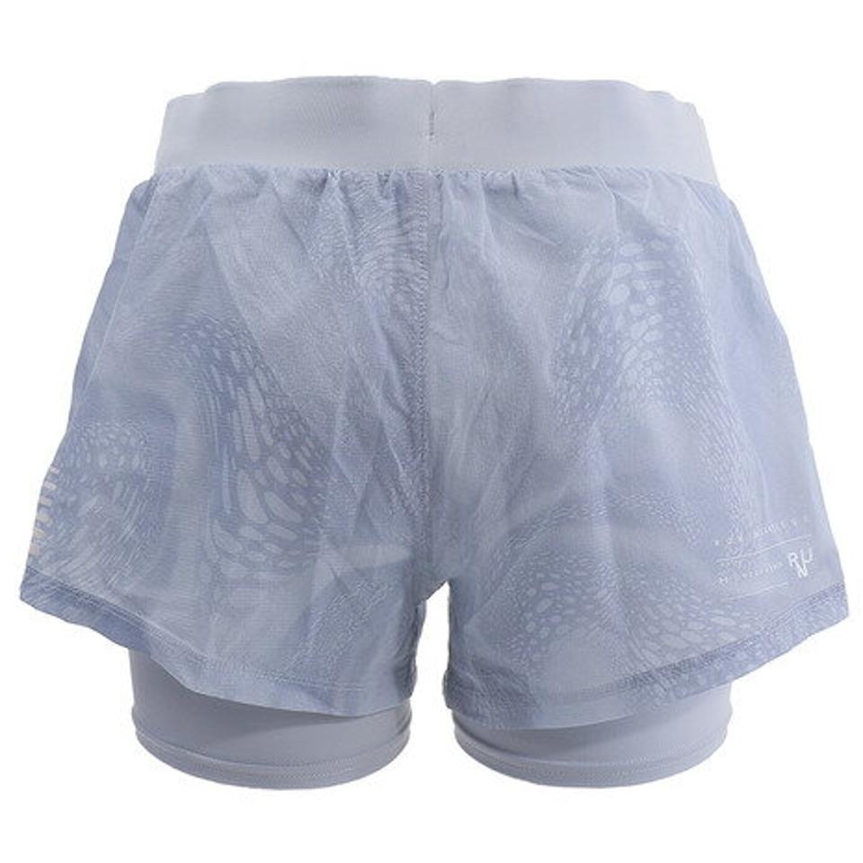 【ランニング対象品購入&エントリーでP10倍！8/19 20:00〜8/28 23:59】アンダーアーマー（UNDER ARMOUR） ランニングウェア レディース ショートパンツ スピードポケット 2in1 ウエイトレス 1350192 HGY/HGY/RLT RN （レディース）