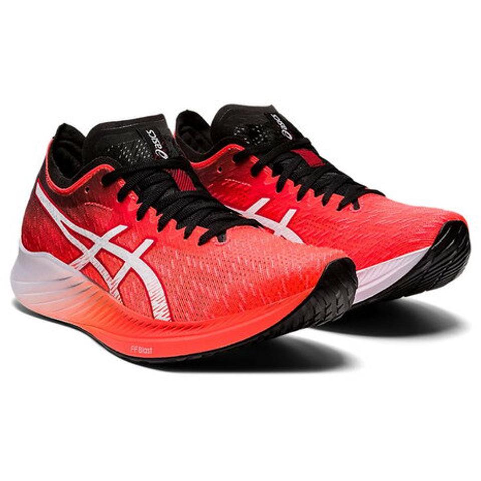 アシックス（ASICS）（レディース）ランニングシューズ マジックスピード レッド 1012A895.600 スニーカー トレーニング ジョギング 駅伝 部活 マラソン