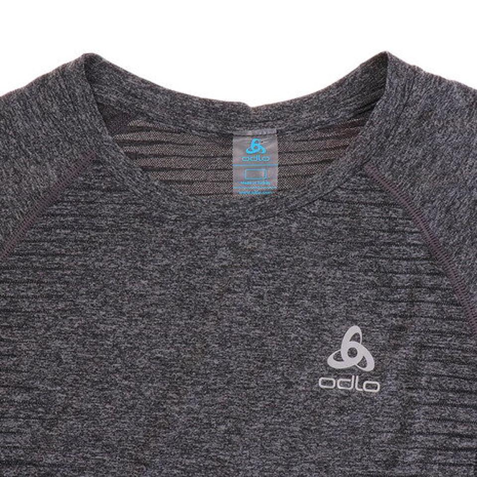 【ランニング対象品購入&エントリーでP10倍！8/19 20:00〜8/28 23:59】オドロ（ODLO） ランニング Tシャツ レディース 長袖 シームレスエレメント 312631-15700grey mel （レディース）