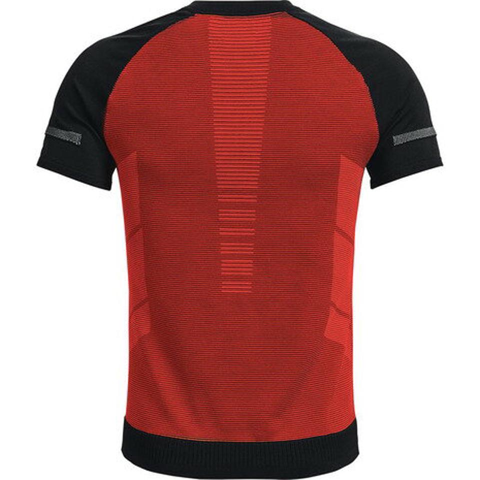 【ランニング対象品購入&エントリーでP10倍！8/19 20:00〜8/28 23:59】アンダーアーマー（UNDER ARMOUR） ランニング ランニングウェア メンズ Tシャツ 半袖 インテリニット 1/2ジップ ショートスリーブ 1366503 002 （メンズ）