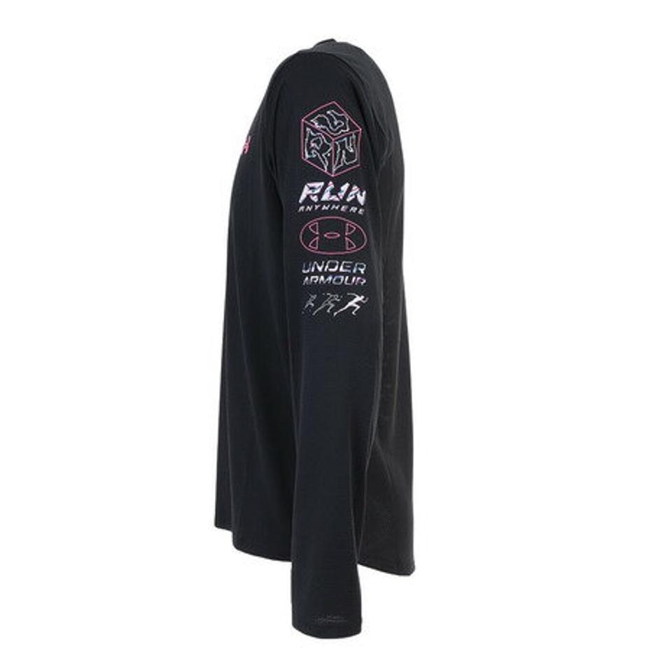 アンダーアーマー（UNDER ARMOUR）（メンズ）ランエニウェア メッシュ グラフィック ロングスリーブ Tシャツ 1375972 001