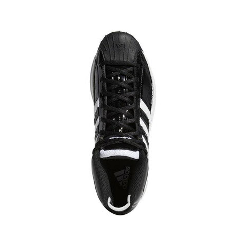 アディダス（adidas）（メンズ）プロモデル 2G 黒 ブラック ホワイト EF9821 スニーカー スポーツシューズ バスケットボール バッシュ レザー