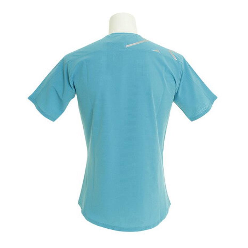 【ランニング対象品購入&エントリーでP10倍！8/19 20:00〜8/28 23:59】ツー・タイムズ・ユー（2XU） ランニング ストレッチエアフロー 半袖 Tシャツ MR6010A-GRN/SIL オンライン価格 （メンズ）