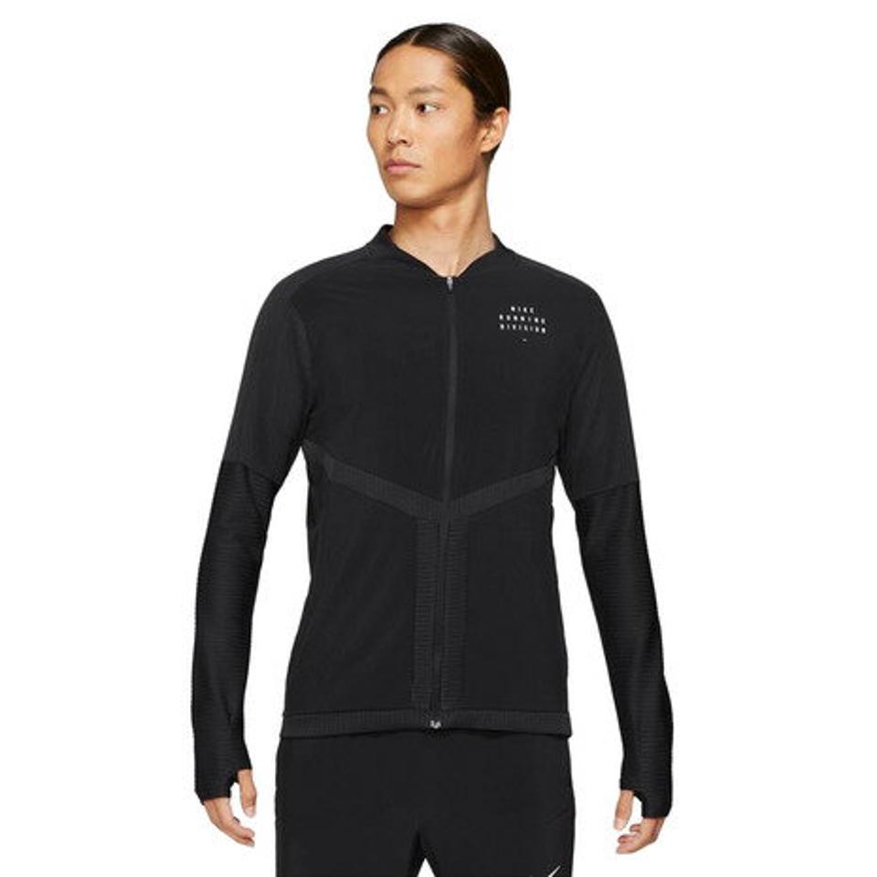 【ランニング対象品購入&エントリーでP10倍！8/19 20:00〜8/28 23:59】ナイキ（NIKE） ランニング ランニングウェア メンズ Tシャツ 長袖 Dri-FIT ラン ディビジョン フルジップ ランニングトップ DD4930-010 （メンズ）