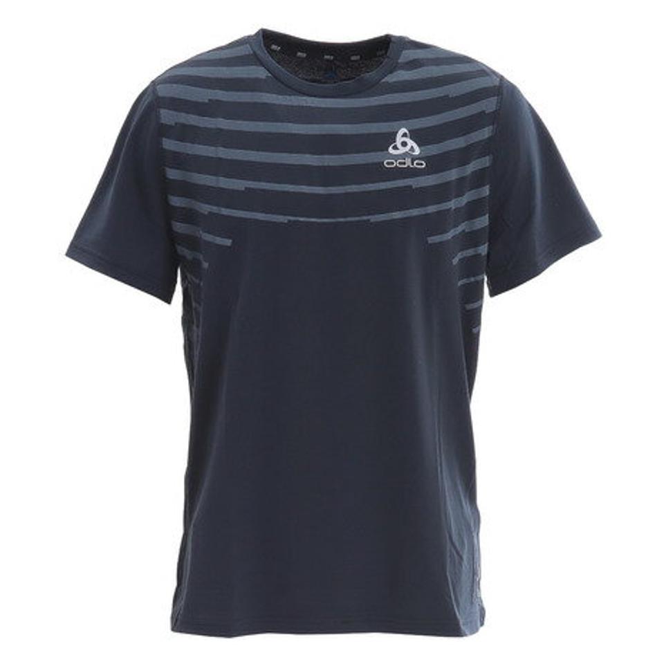 【ランニング対象品購入&エントリーでP10倍！8/19 20:00〜8/28 23:59】オドロ（ODLO） ランニング クルーネック半袖 Tシャツ CERAM LAYER 312742-60219 （メンズ）