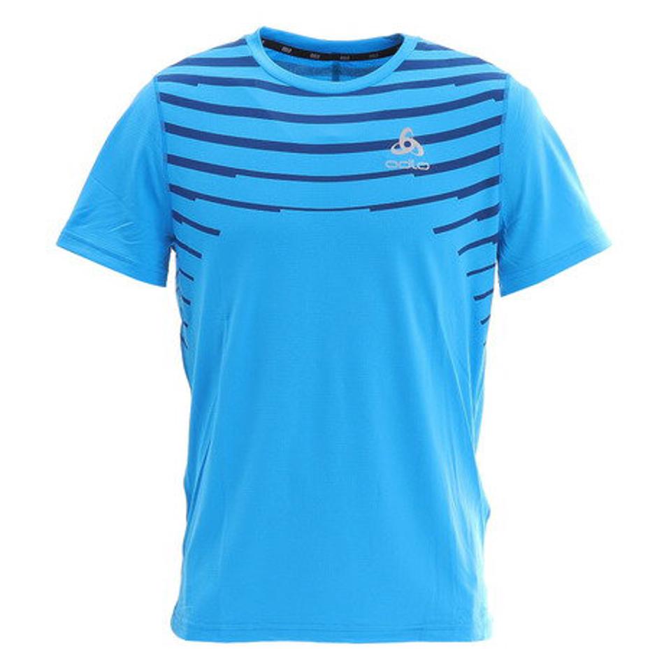 オドロ（ODLO）（メンズ）ランニング クルーネック半袖 Tシャツ CERAM LAYER 312742-20681