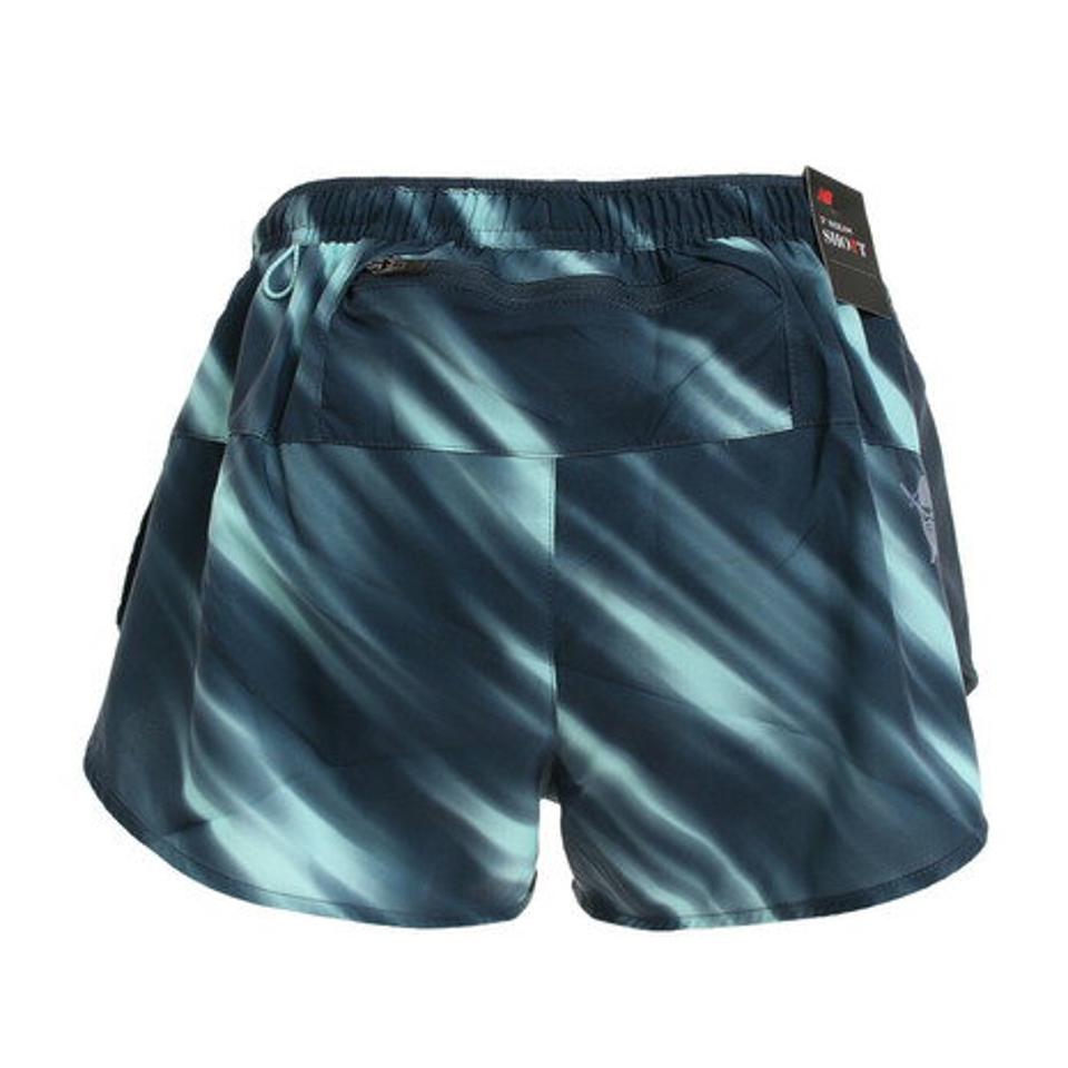 【ランニング対象品購入&エントリーでP10倍！8/19 20:00〜8/28 23:59】ニューバランス（new balance） ランニング HANZO RACE 3インチスプリットショートパンツ インナーつき MS01202PE オンライン価格 （メンズ）