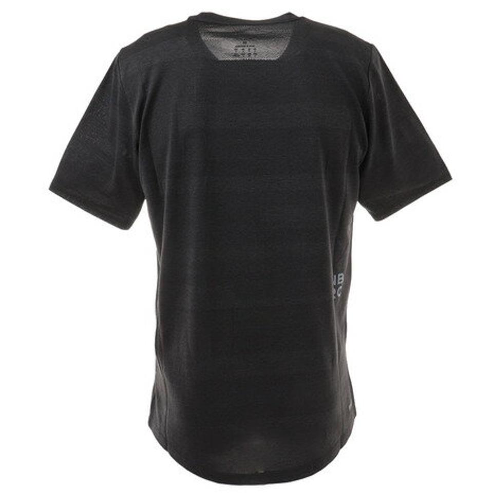 【2点10%OFFクーポン対象！8/10まで】ニューバランス（new balance）（メンズ）ランニング ランニングウェア メンズ Tシャツ 半袖 Q SPEED ジャガード ショートスリーブ AMT03261BKH ナイトラン