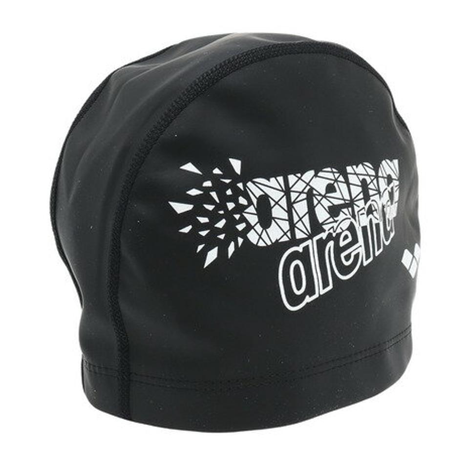 アリーナ（ARENA） 水泳 キャップ フィットネス2WAYシリコーンキャップ FAR-2909 BLK （メンズ、レディース）