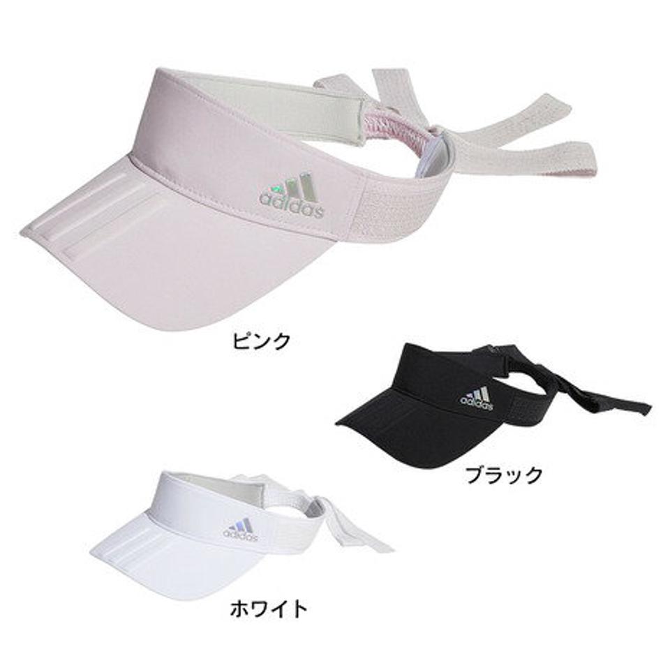 アディダス（adidas）（レディース） ゴルフキャップ 夏 AEROREADY サイズ調整可能 リボンバイザー TE871