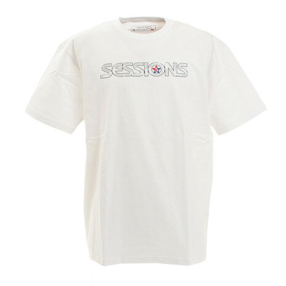 セッションズ（SESSIONS）（メンズ）Tシャツ メンズ 半袖 OLD LOGO 217158 WHT カットソー