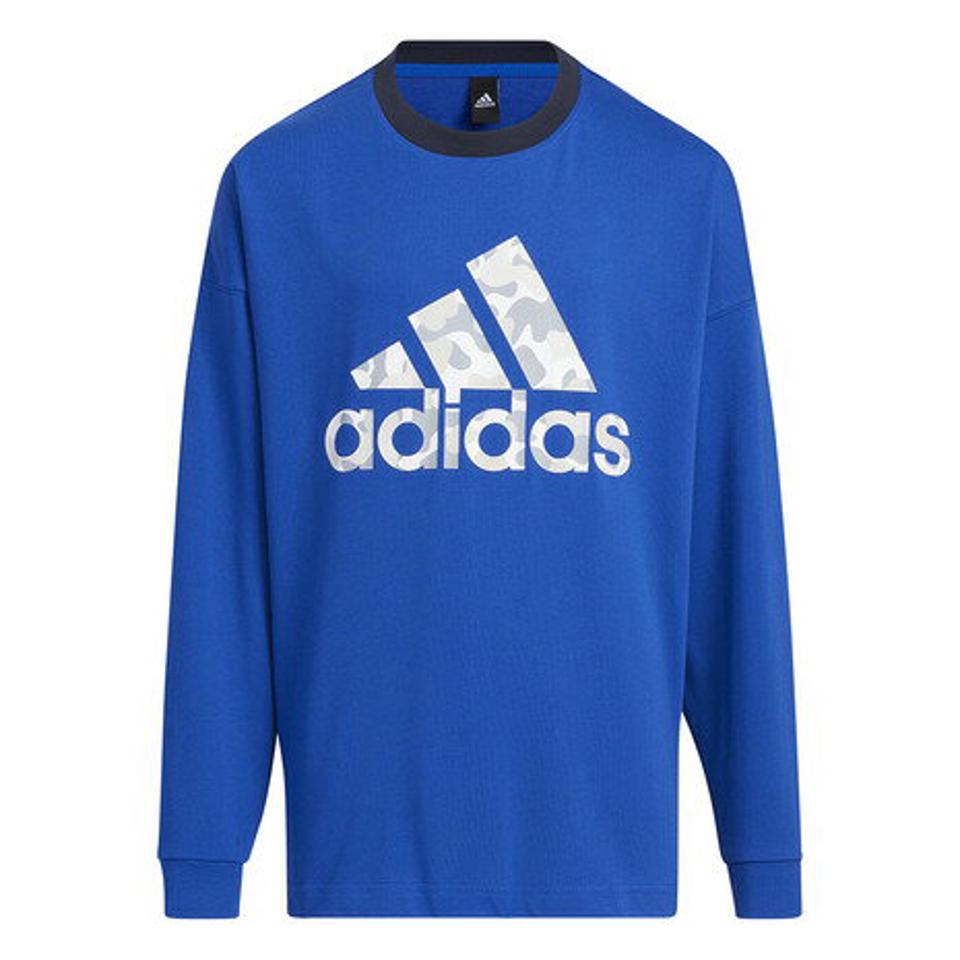 アディダス（adidas）（キッズ）ロゴ 長袖Tシャツ ZH187-HM7178