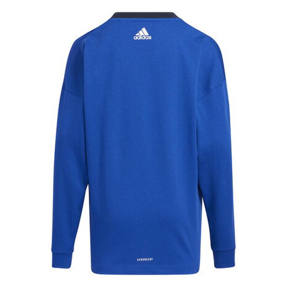 アディダス（adidas）（キッズ）ロゴ 長袖Tシャツ ZH187-HM7178