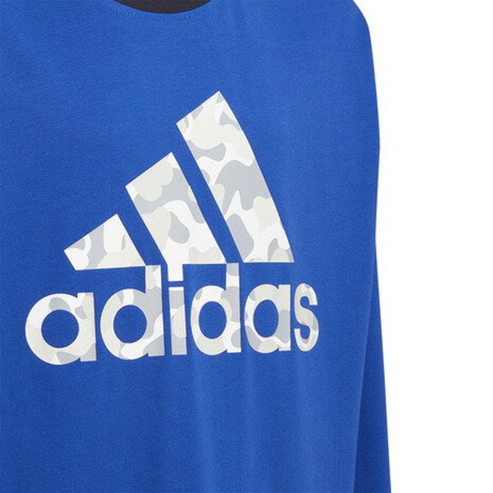 アディダス（adidas）（キッズ）ロゴ 長袖Tシャツ ZH187-HM7178