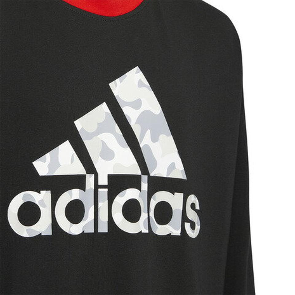アディダス（adidas）（キッズ）ロゴ 長袖Tシャツ ZH187-HM7175