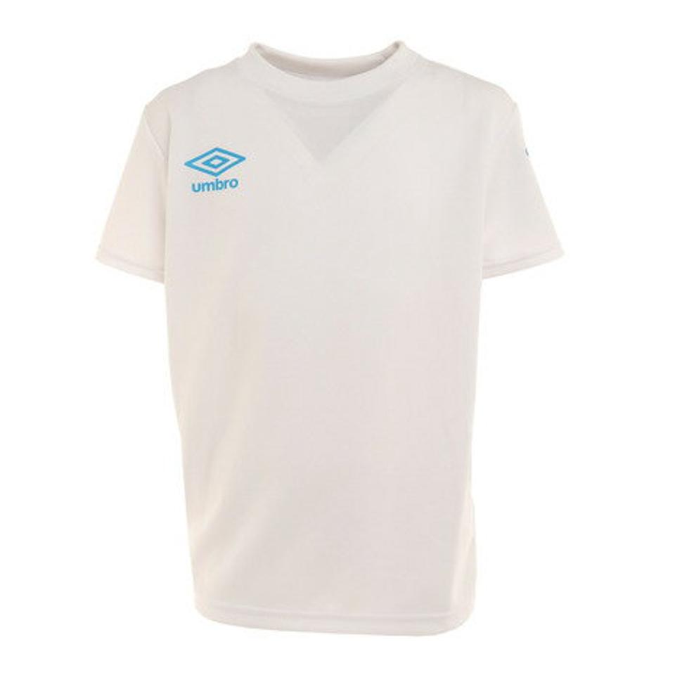 アンブロ（UMBRO）（キッズ）ドライ 速乾 UV ジュニア ドライTシャツ UMJTJA65XB WHT