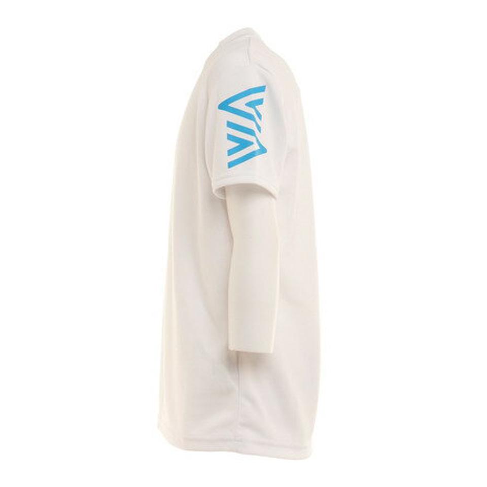 アンブロ（UMBRO）（キッズ）ドライ 速乾 UV ジュニア ドライTシャツ UMJTJA65XB WHT