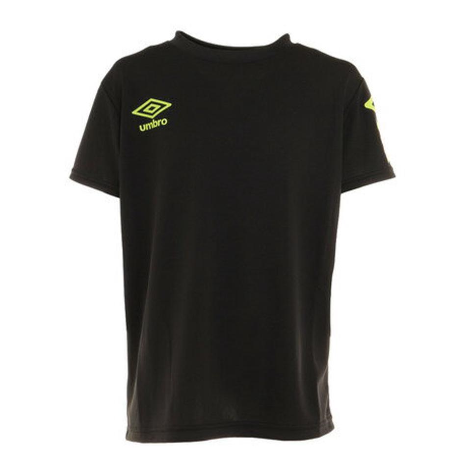 アンブロ（UMBRO）（キッズ）ドライ 速乾 UV ジュニア ドライTシャツ UMJTJA65XB BLK