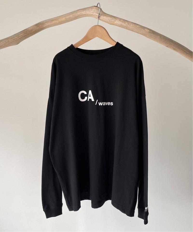 【ユニセックス】 "CA waves"オーバーサイズロングTシャツ（1975 tokyo）