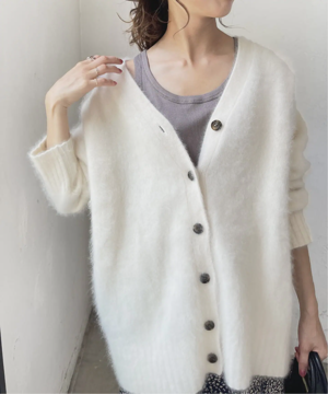 ≪追加≫ファーニットロングカーディガン（Spick and Span）