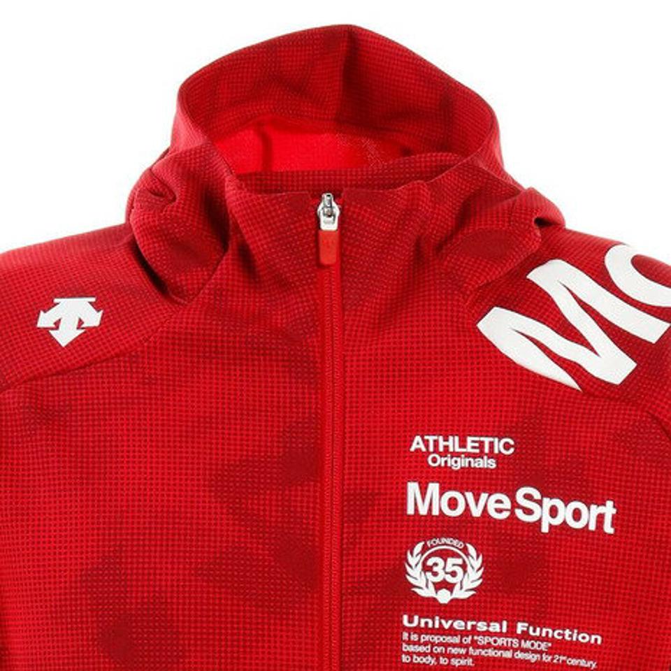 【9/5 24h限定エントリー＆対象4店舗買い回りで最大P10倍！】デサント（DESCENTE） グラフィックスウェットフルジップパーカ DMMPJF20 RD オンライン価格 （メンズ）