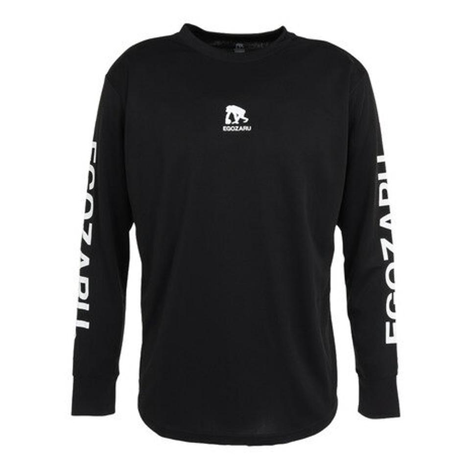 エゴザル（EGOZARU）（メンズ、レディース） バスケットボールウェア スリーブロゴ ロングスリーブTシャツ EZLT-F2206