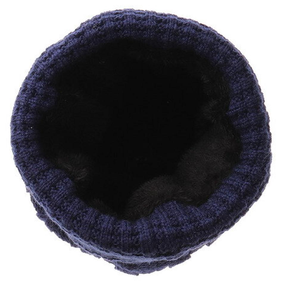 エアボーン（ARBN） ニット帽 キッズ スキー 19JBNA CABLE ニットキャップ AB03WC1242 NVY 雪遊び （キッズ）