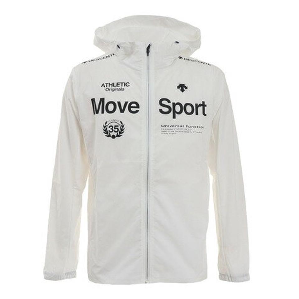 デサント（DESCENTE）（メンズ）AIRY TRANSFER ソフトフルジップパーカー DMMTJF13 WH