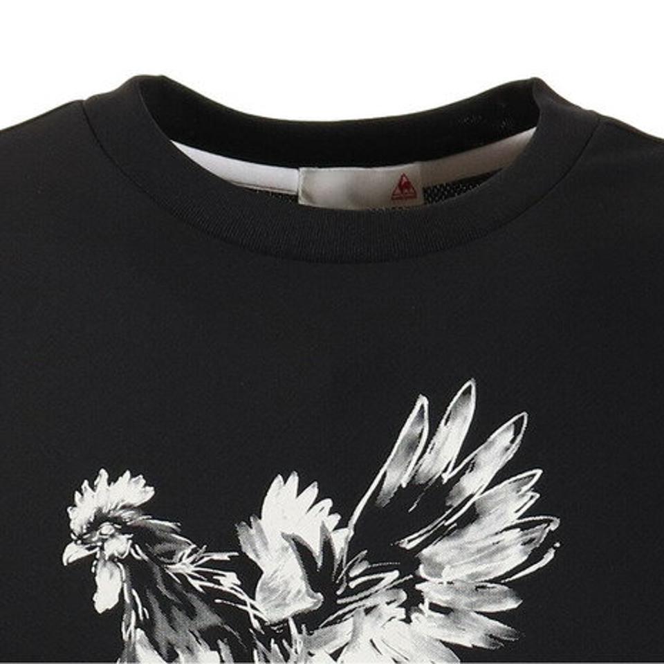 ルコック スポルティフ(Lecoq Sportif) 半袖シャツ QMMPJA12XB BLK (メンズ)