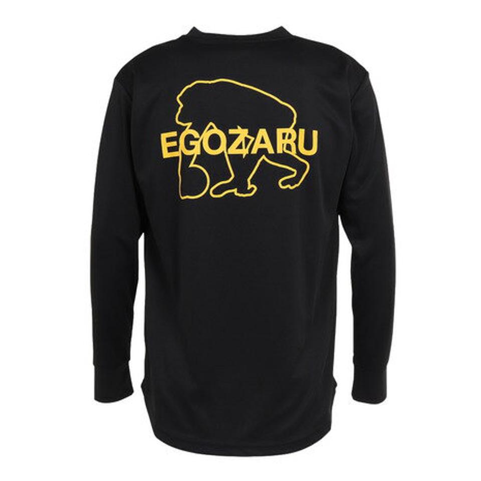 【10%OFFクーポン 2/16まで】エゴザル（EGOZARU）（メンズ、レディース） バスケットボールウェア バックラインロゴ ロングスリーブTシャツ EZLT-F2220